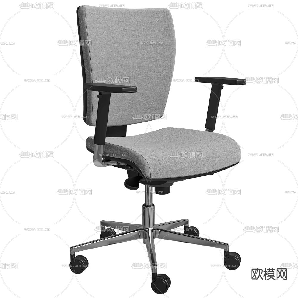 Milani 办公椅 职员椅 班前椅3d模型下载（渲染图2）