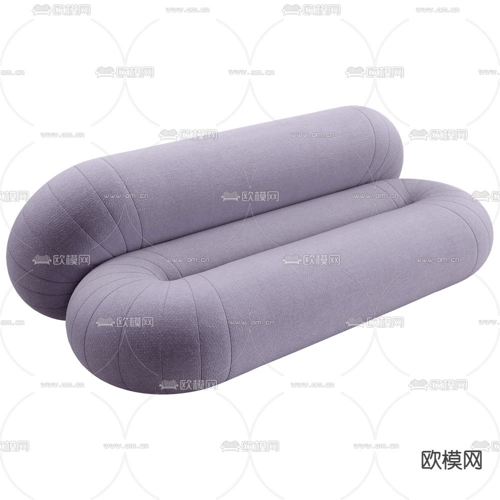 休闲 沙发3d模型下载（渲染图1）