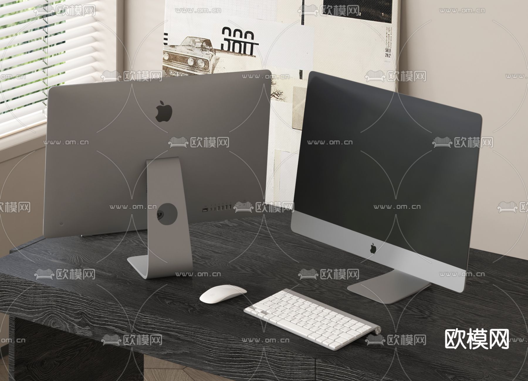 苹果电脑su模型下载（渲染图2）