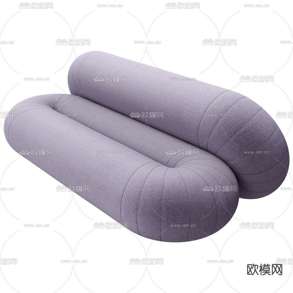 休闲 沙发3d模型下载（渲染图2）