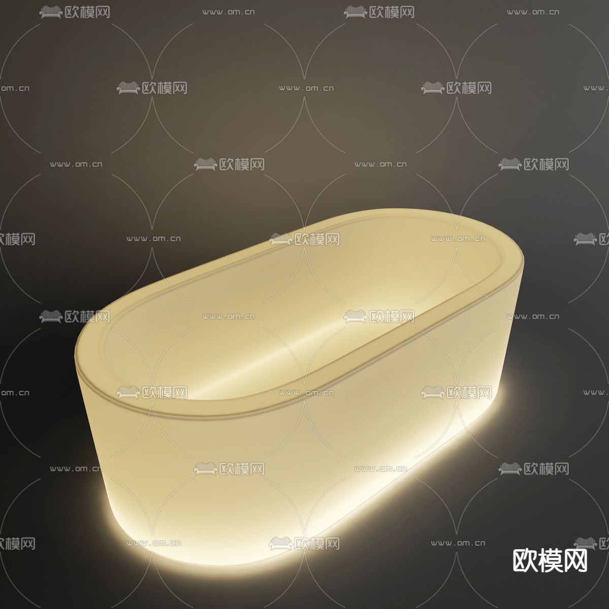 antoniolupi 极简浴缸3d模型下载