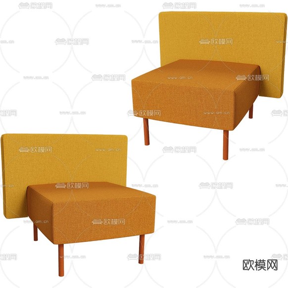 Alot 休闲椅3d模型下载