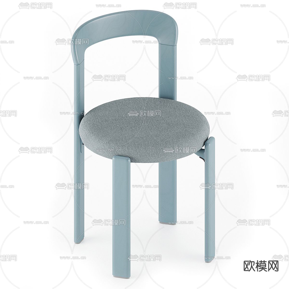 REY吧台椅3d模型下载（渲染图5）