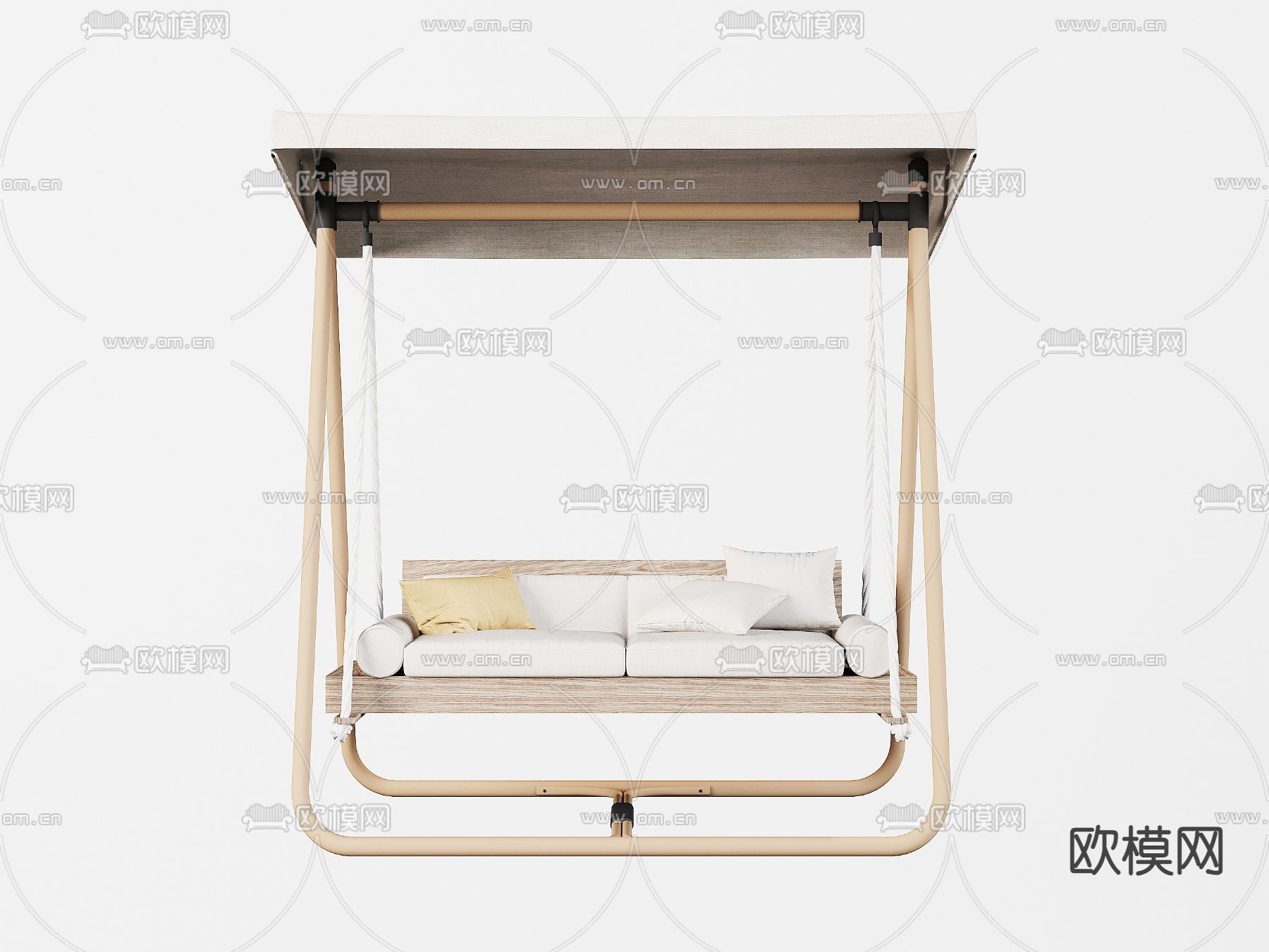 秋千椅 晃椅su模型下载（渲染图2）