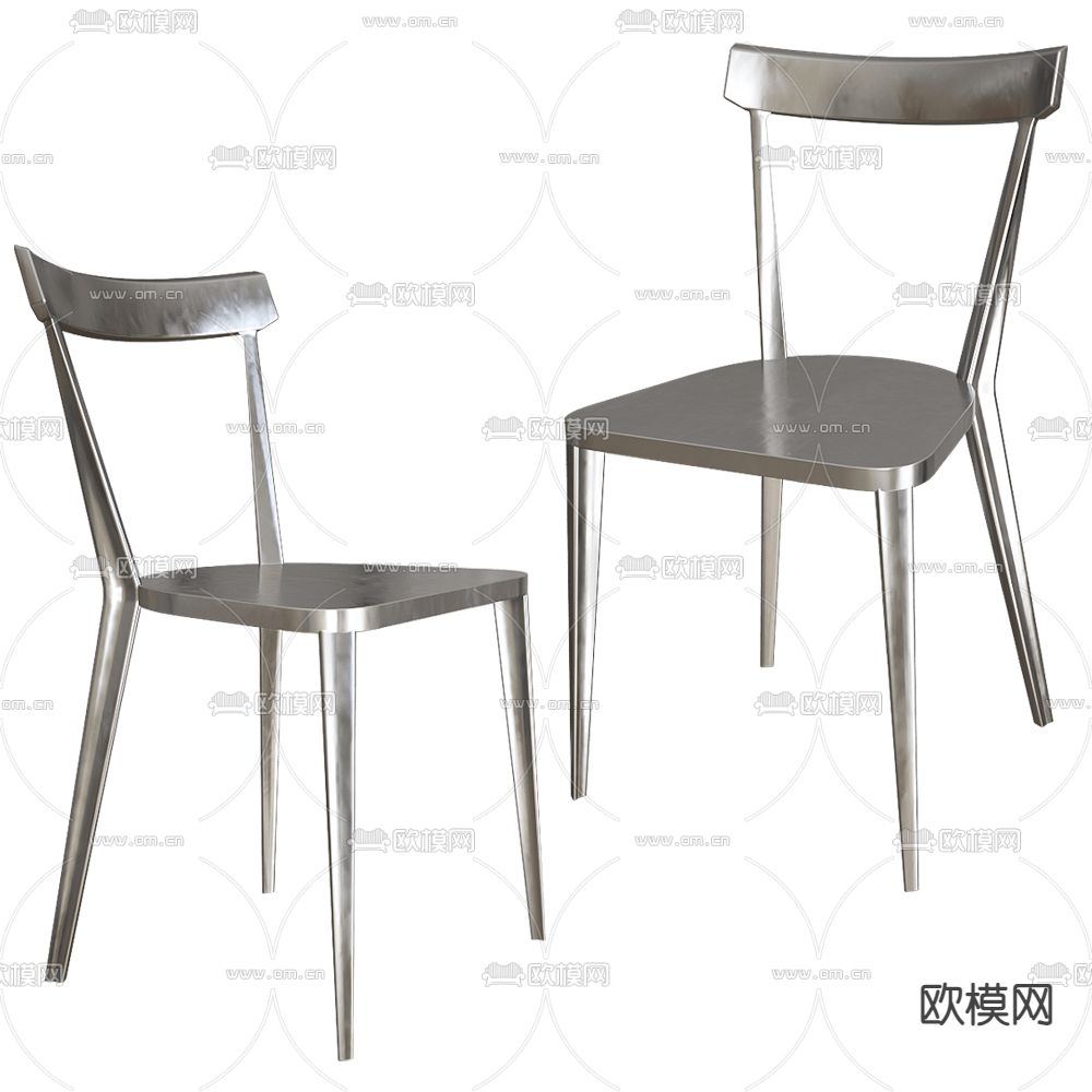 ELITE 铁艺椅子 餐椅3d模型下载