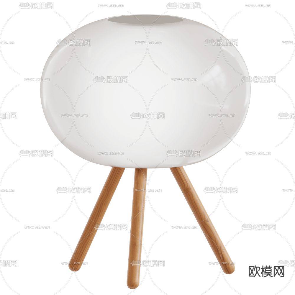 Serralunga 北欧台灯3d模型下载