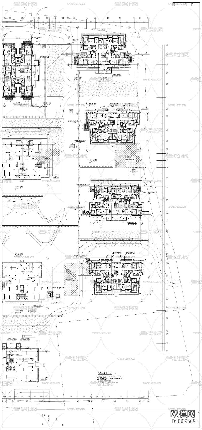 小区地下室暖通图cad施工图下载（渲染图9）