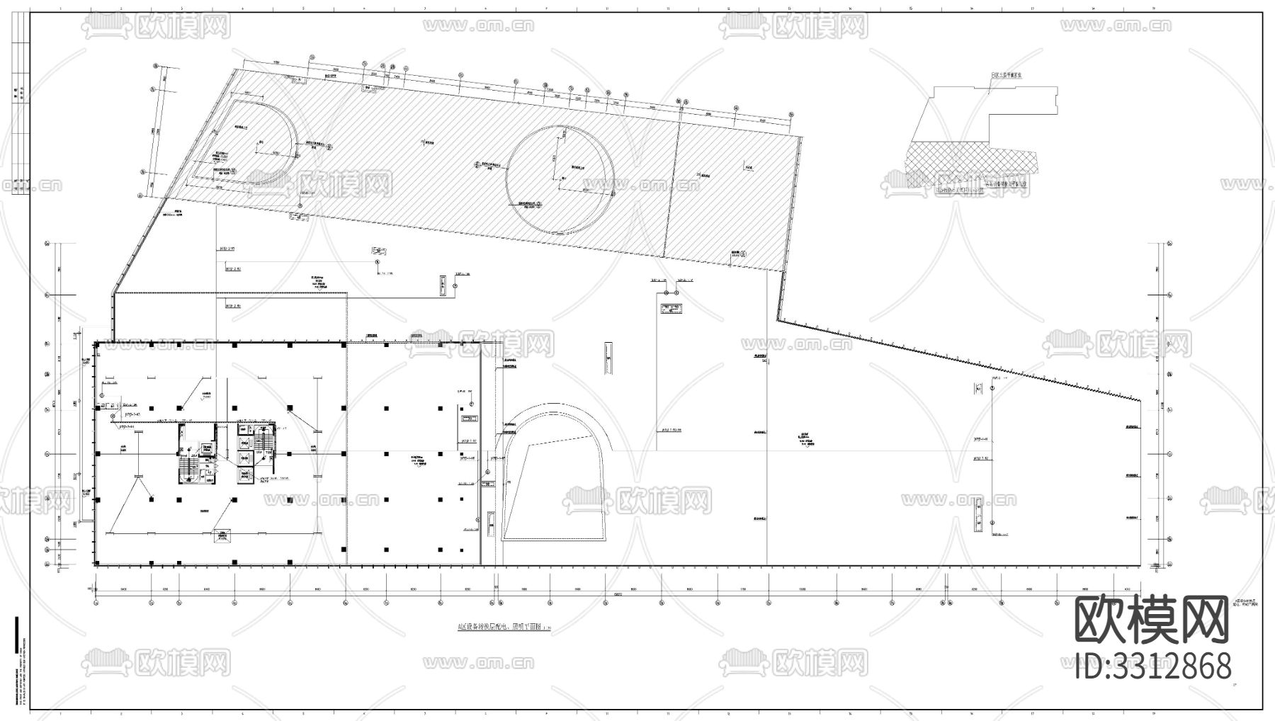 大型公建电气图下载（渲染图1）