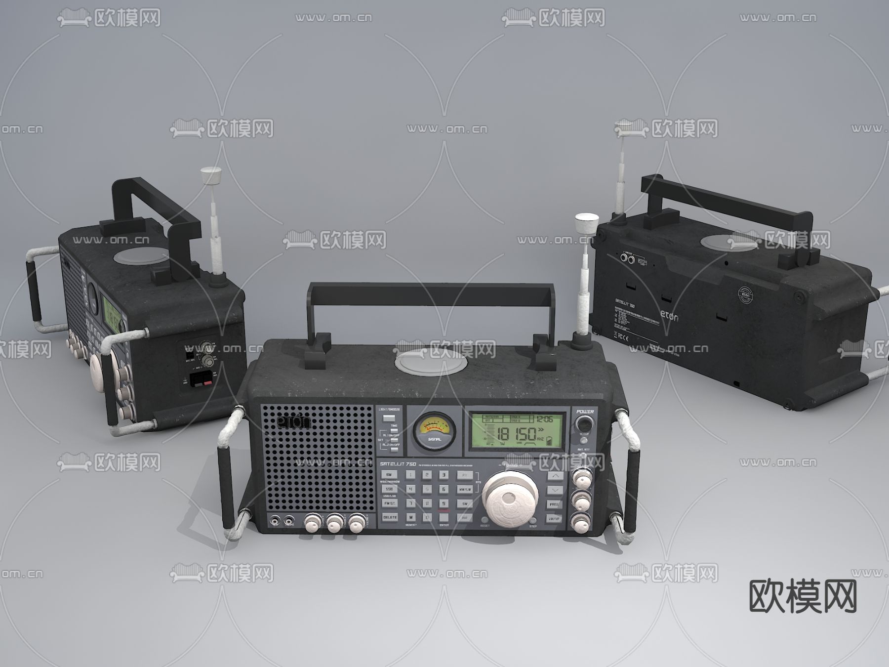 工业风军用通讯3d模型下载