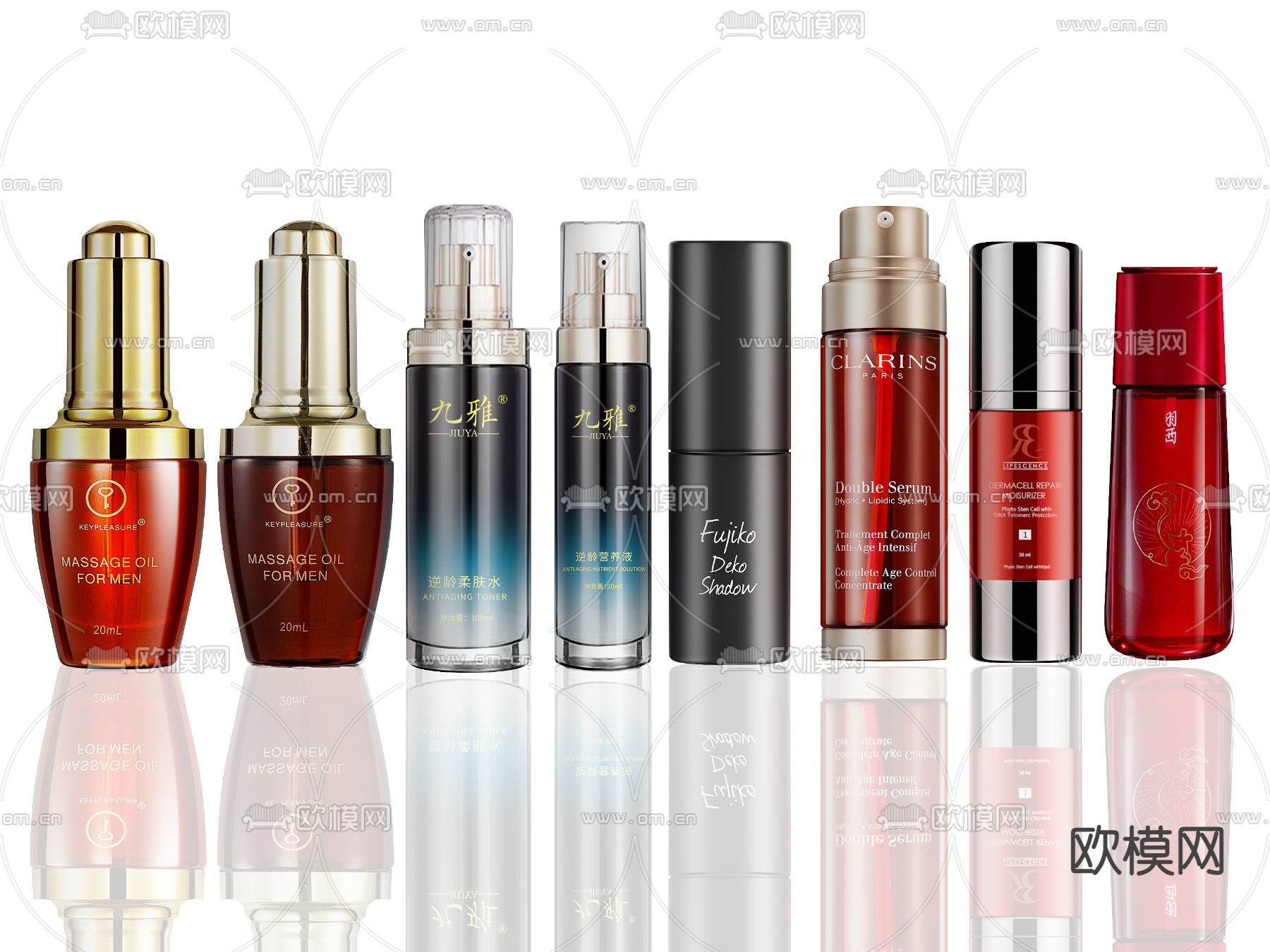 化妆品 护肤品su模型下载（渲染图2）