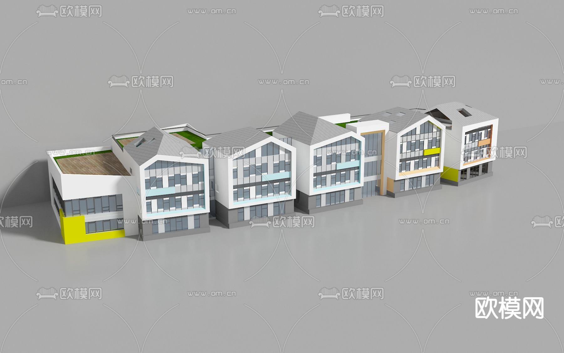 学校 幼儿园3d模型下载