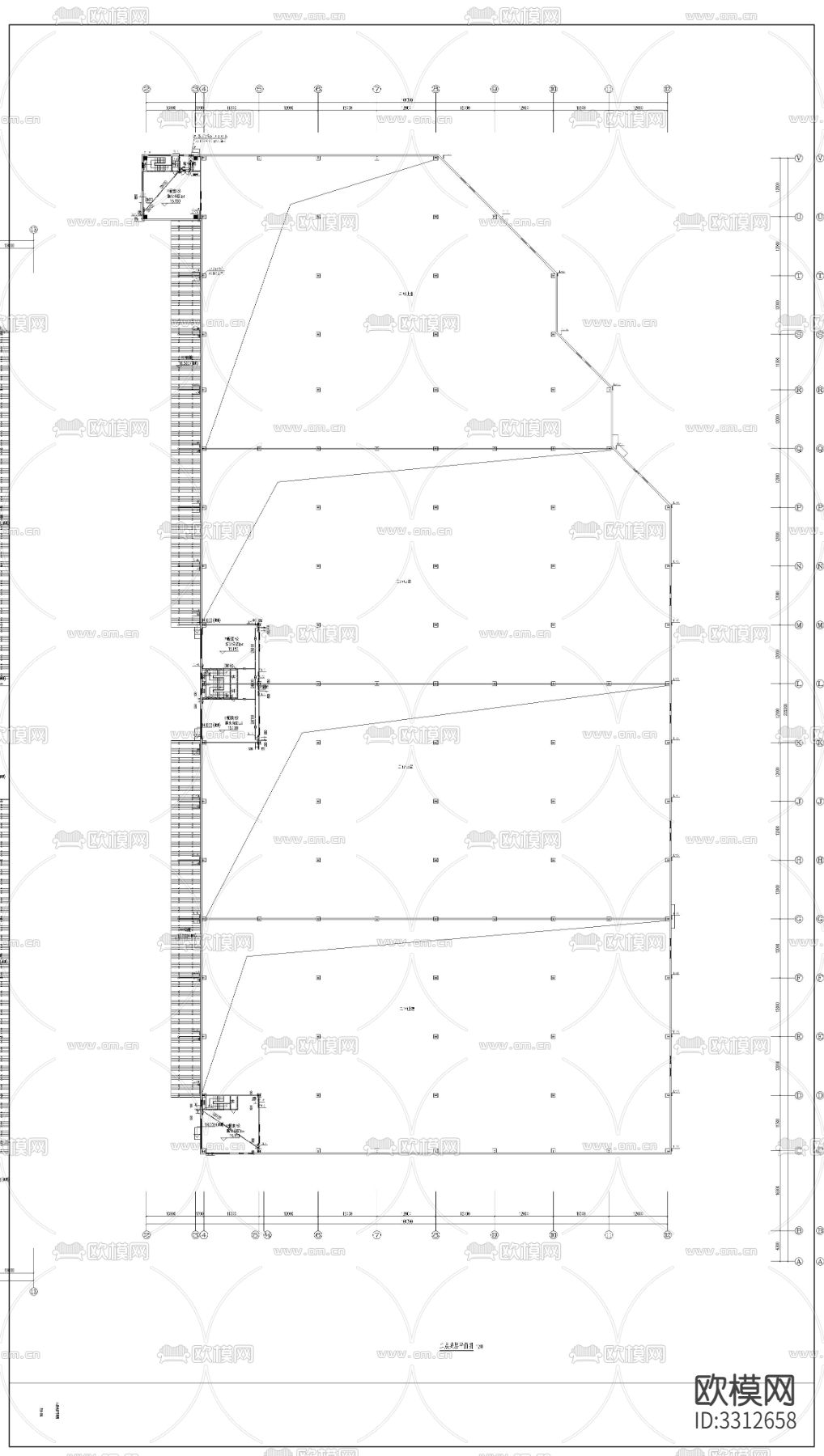 厂房给排水图下载（渲染图1）