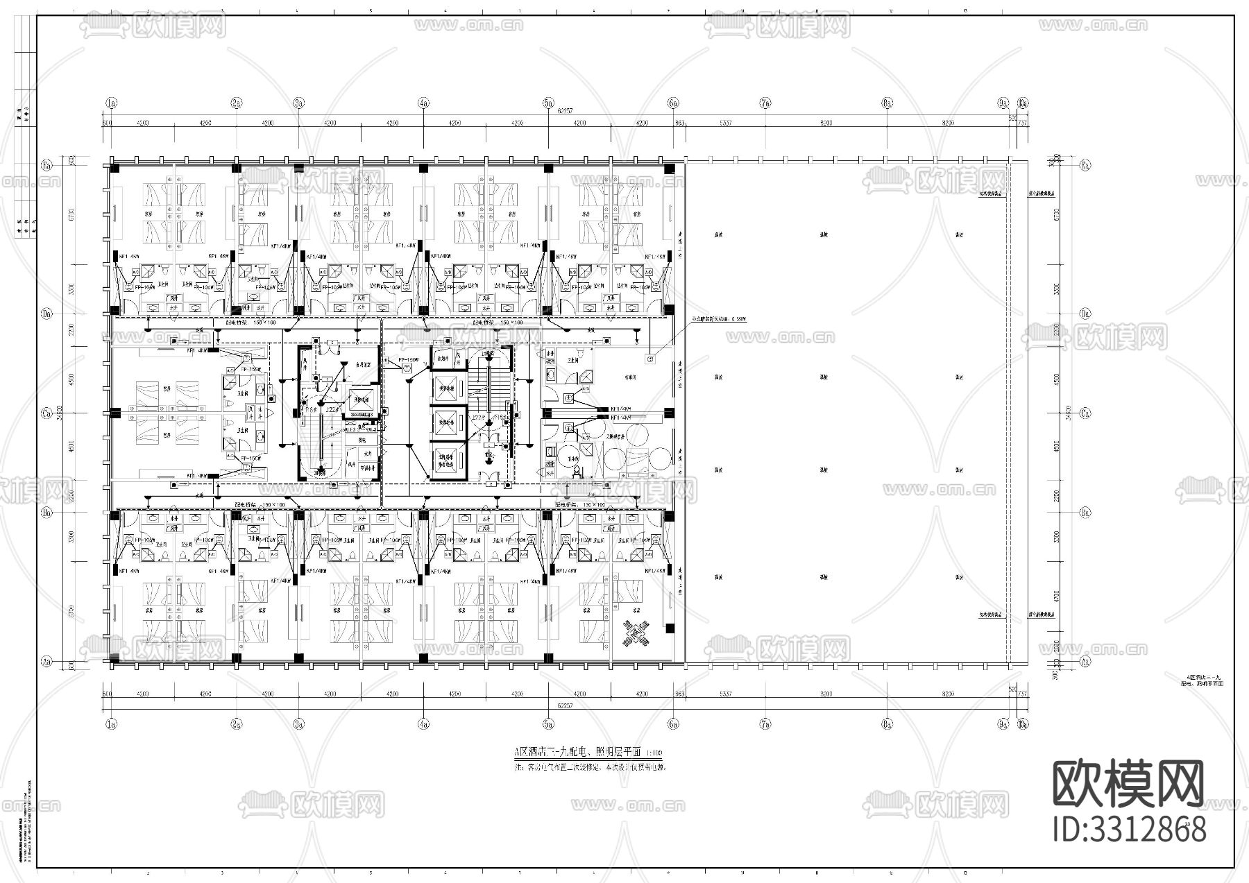 大型公建电气图下载（渲染图9）