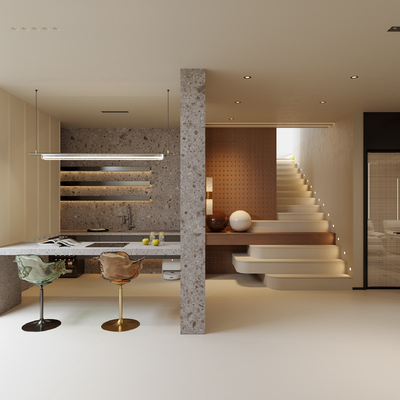  地下室健身房su模型 