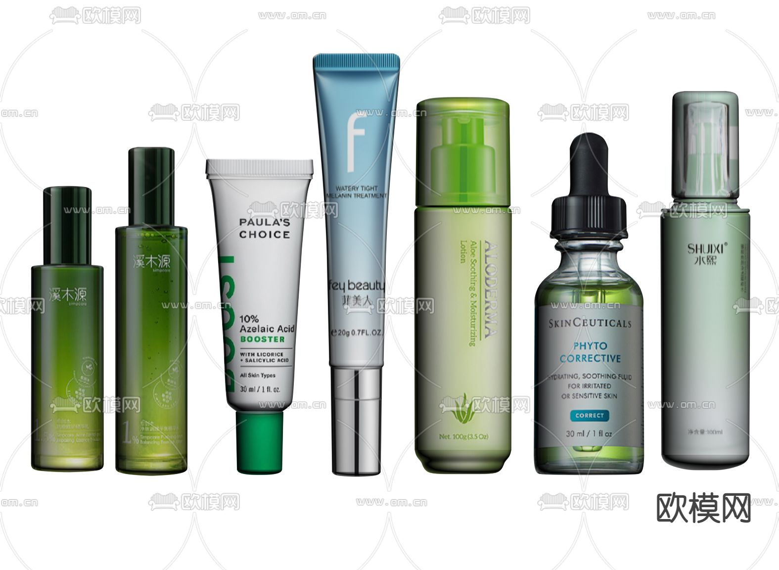 化妆品 护肤品 保湿su模型下载（渲染图1）