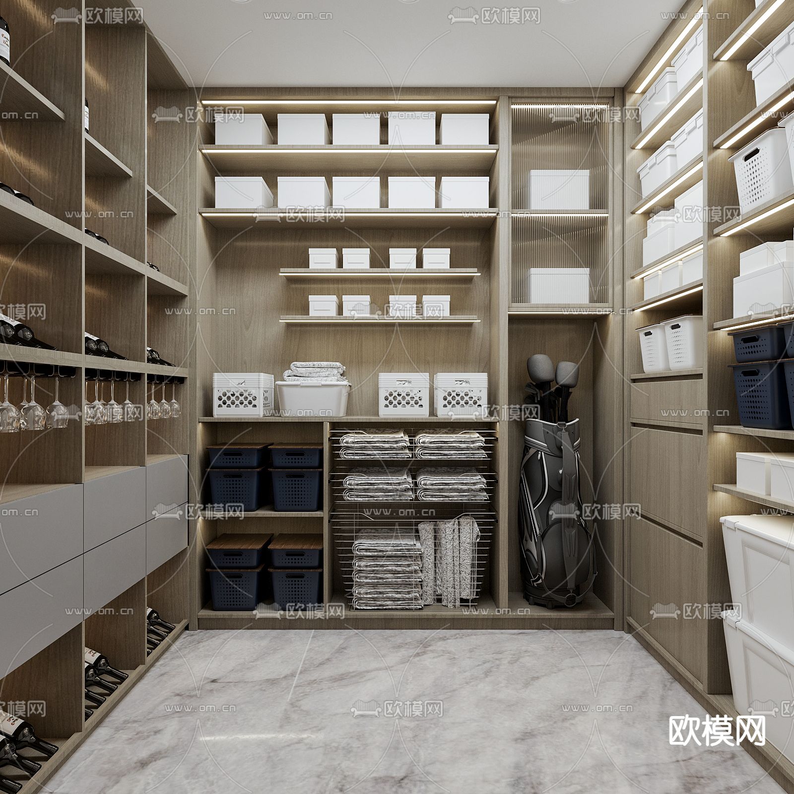 储藏室 杂物间su模型下载（渲染图2）