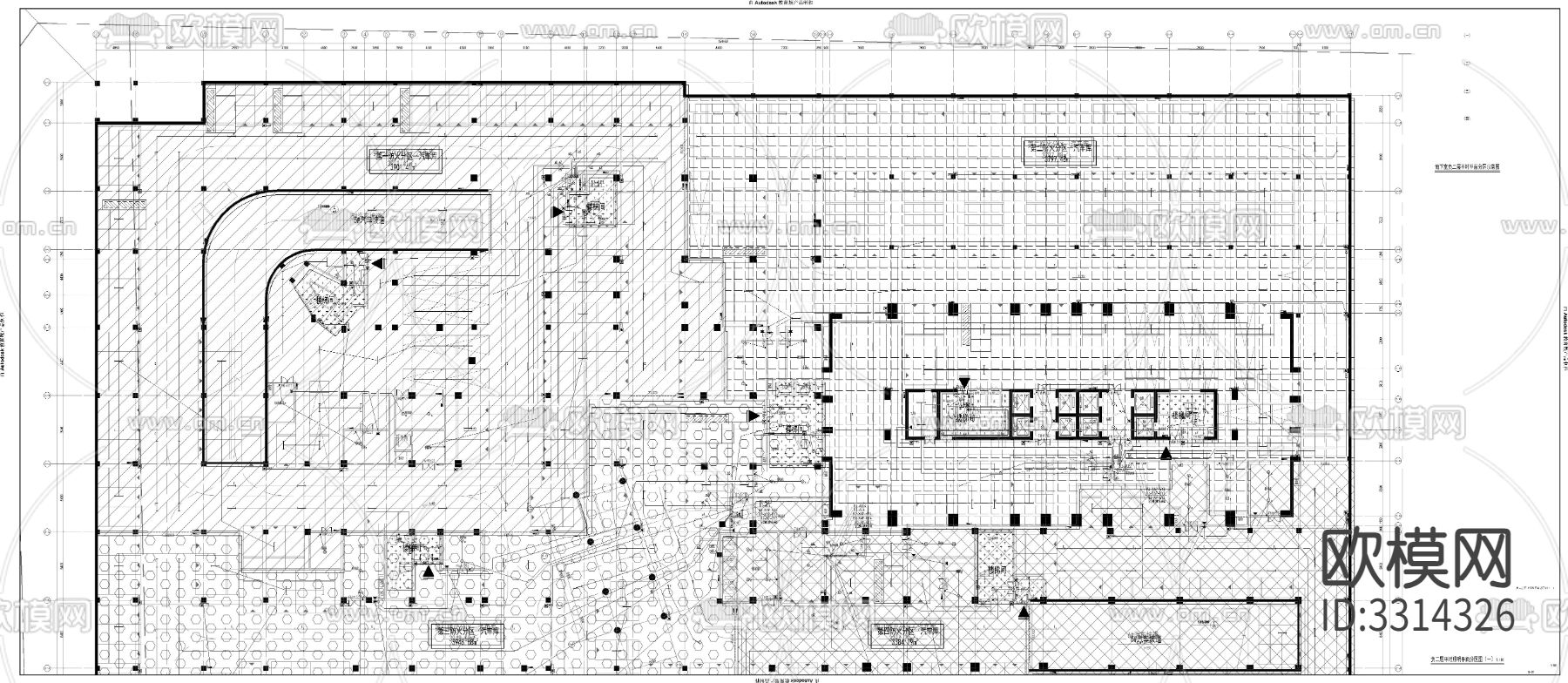 地下室电气CAD施工图下载（渲染图9）