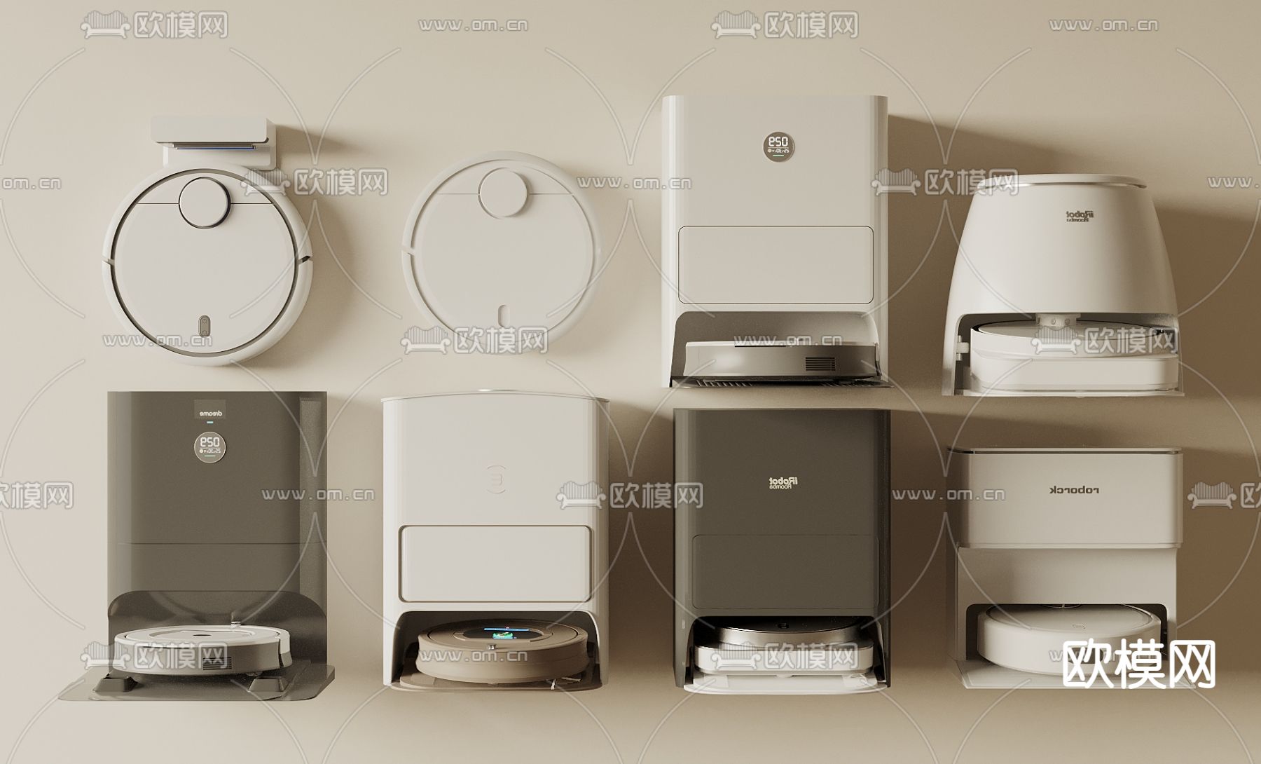 扫地机器人3d模型下载