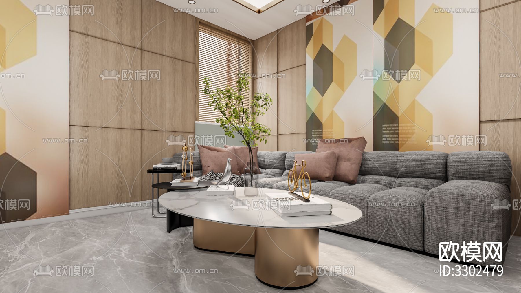 养老院装修效果图下载（渲染图3）