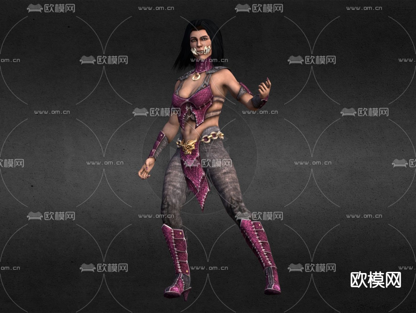 游戏人物 虚拟人物3d模型下载