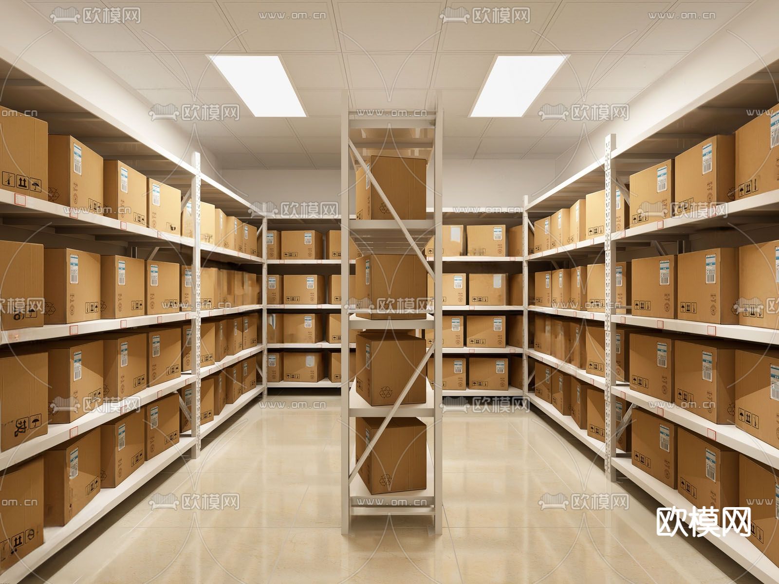 厂房仓库 杂物储备室3d模型下载