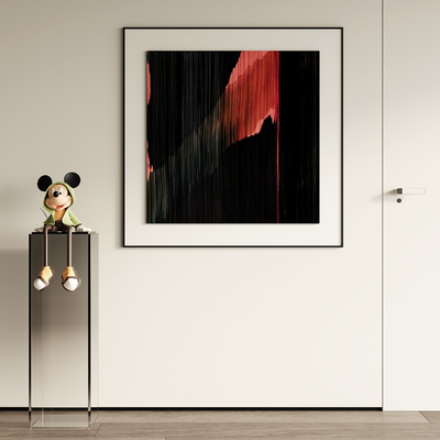  现代装饰画su模型 