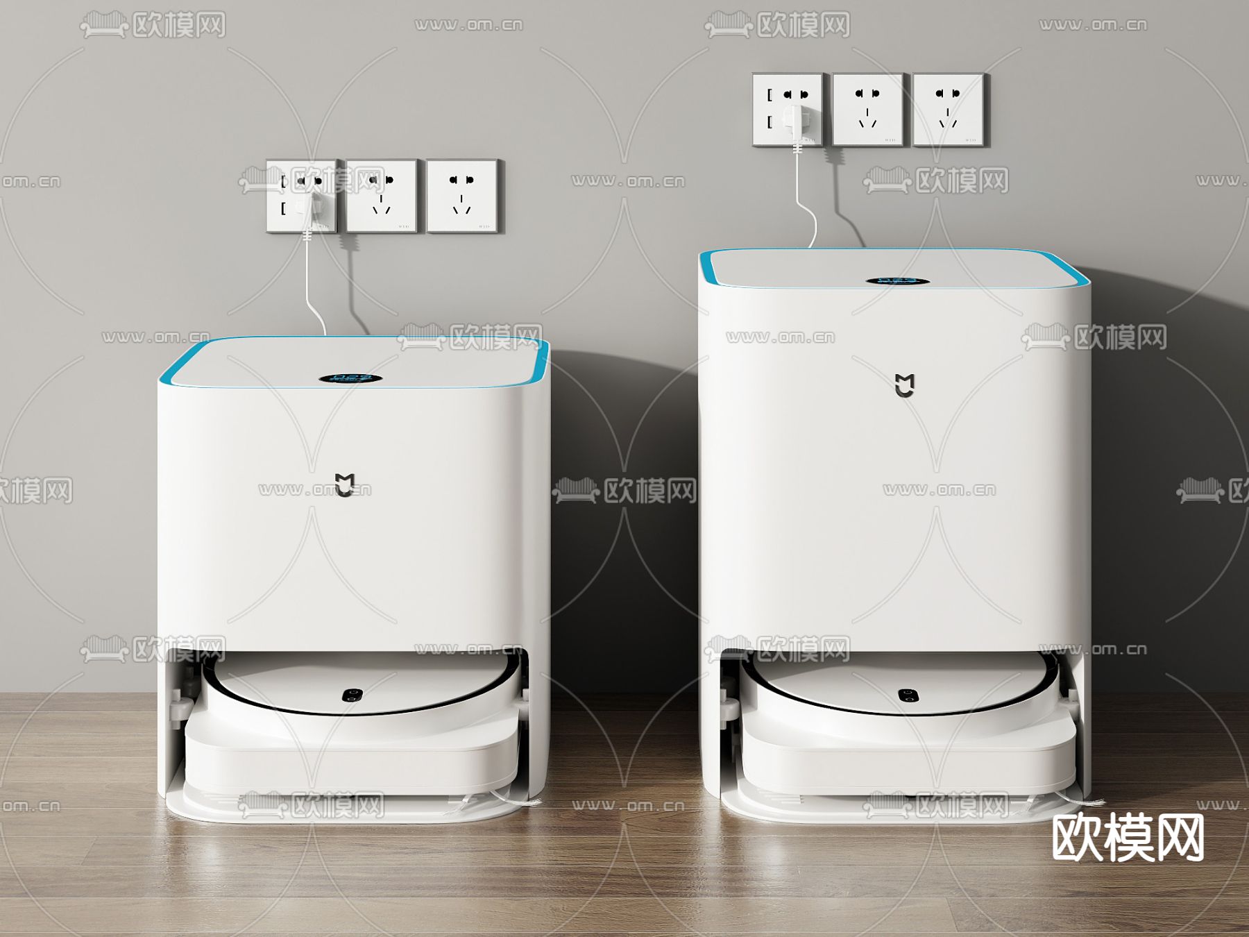 扫地机器人 拖地机 扫地机 自动扫地机3d模型下载
