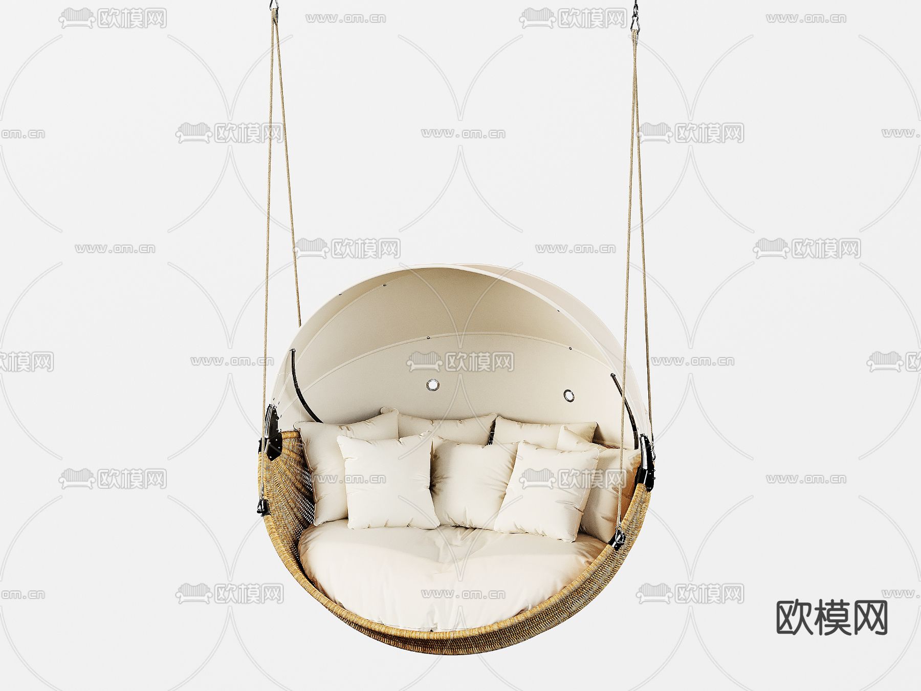 现代吊椅 摇篮椅  摇摇椅 秋千椅3d模型下载