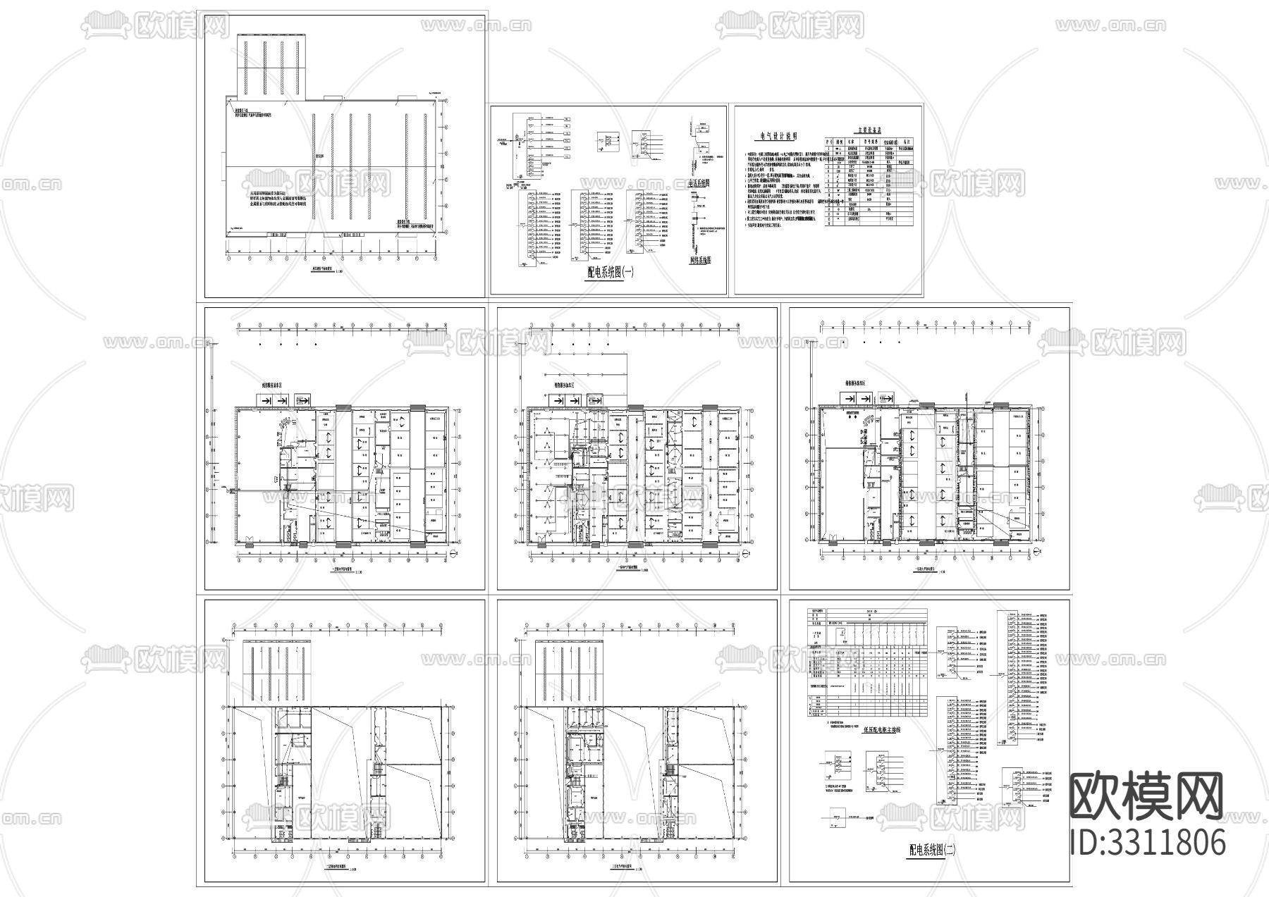35汽车4S分店cad平面图下载