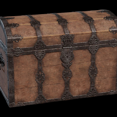  木箱子 木箱su模型 