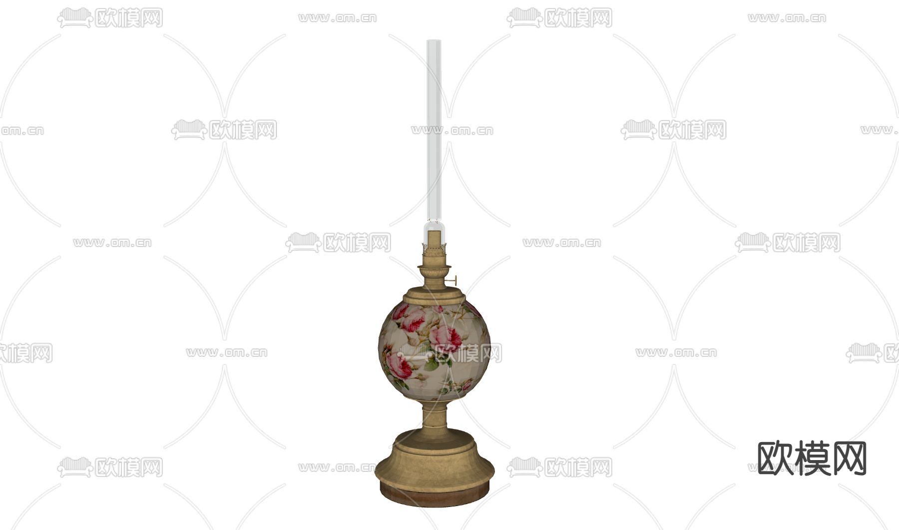 欧式经典烛台su模型