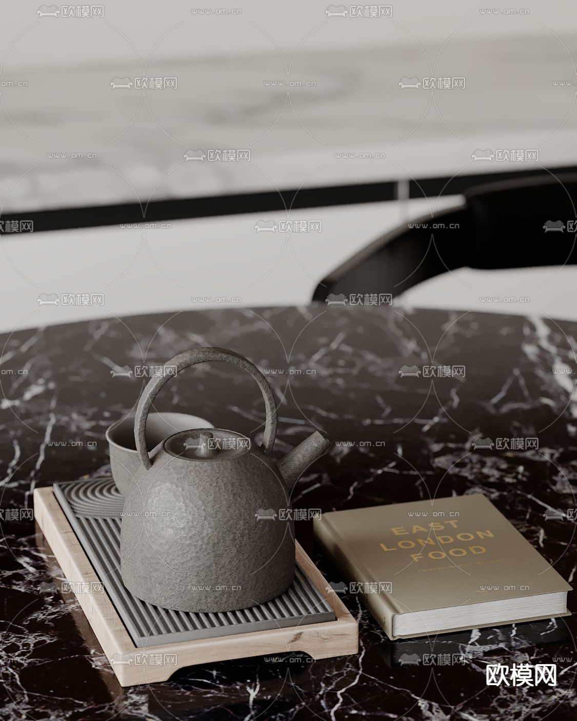 茶杯 茶具su模型下载（渲染图2）