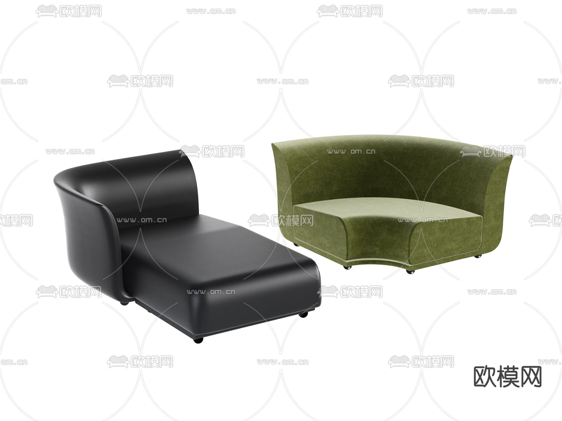 单人沙发 休闲沙发3d模型下载