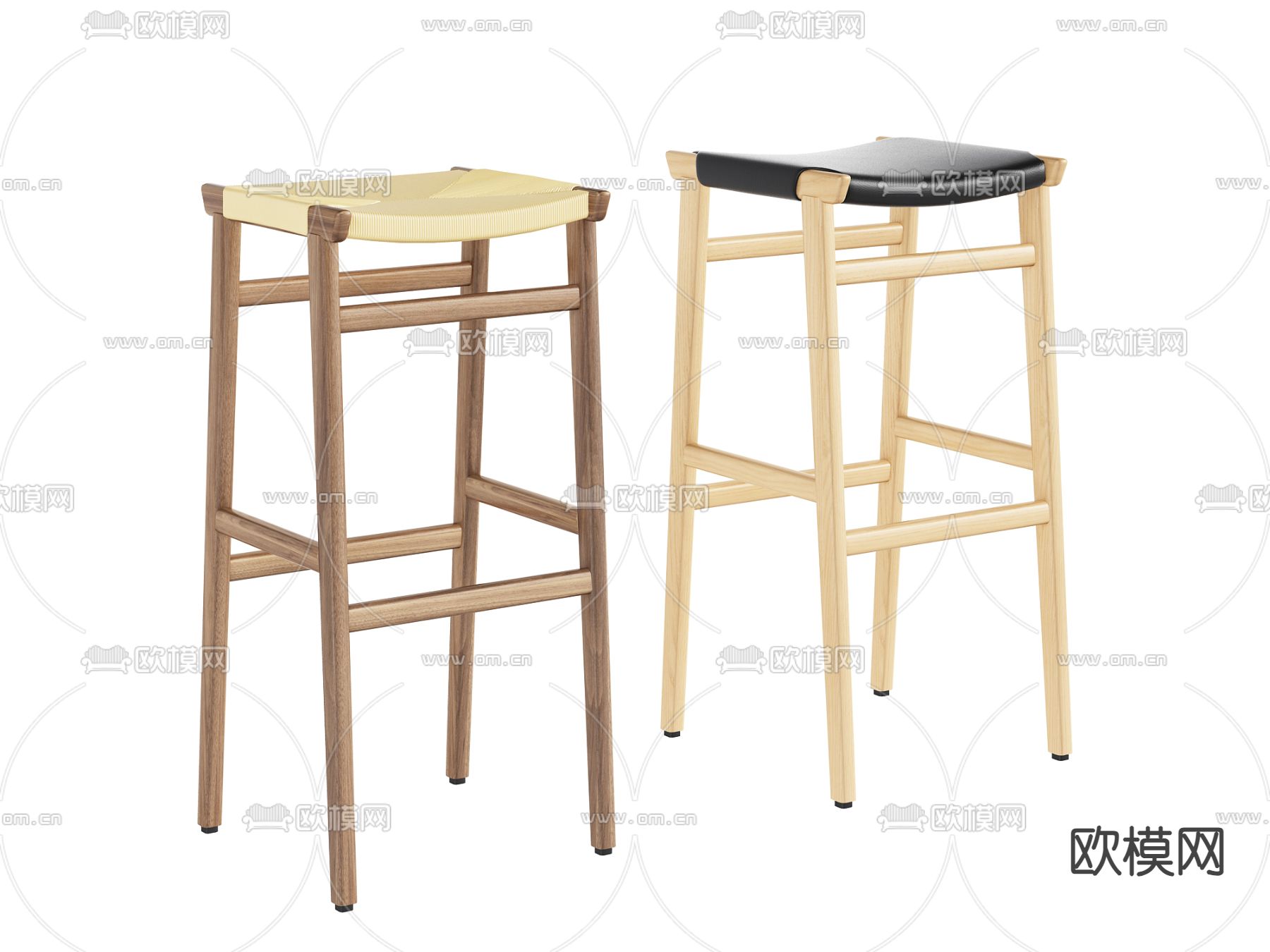吧椅 吧凳 高脚凳3d模型下载