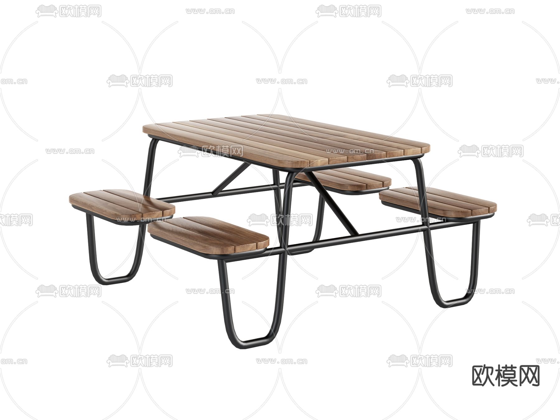 户外桌椅 餐桌椅3d模型下载
