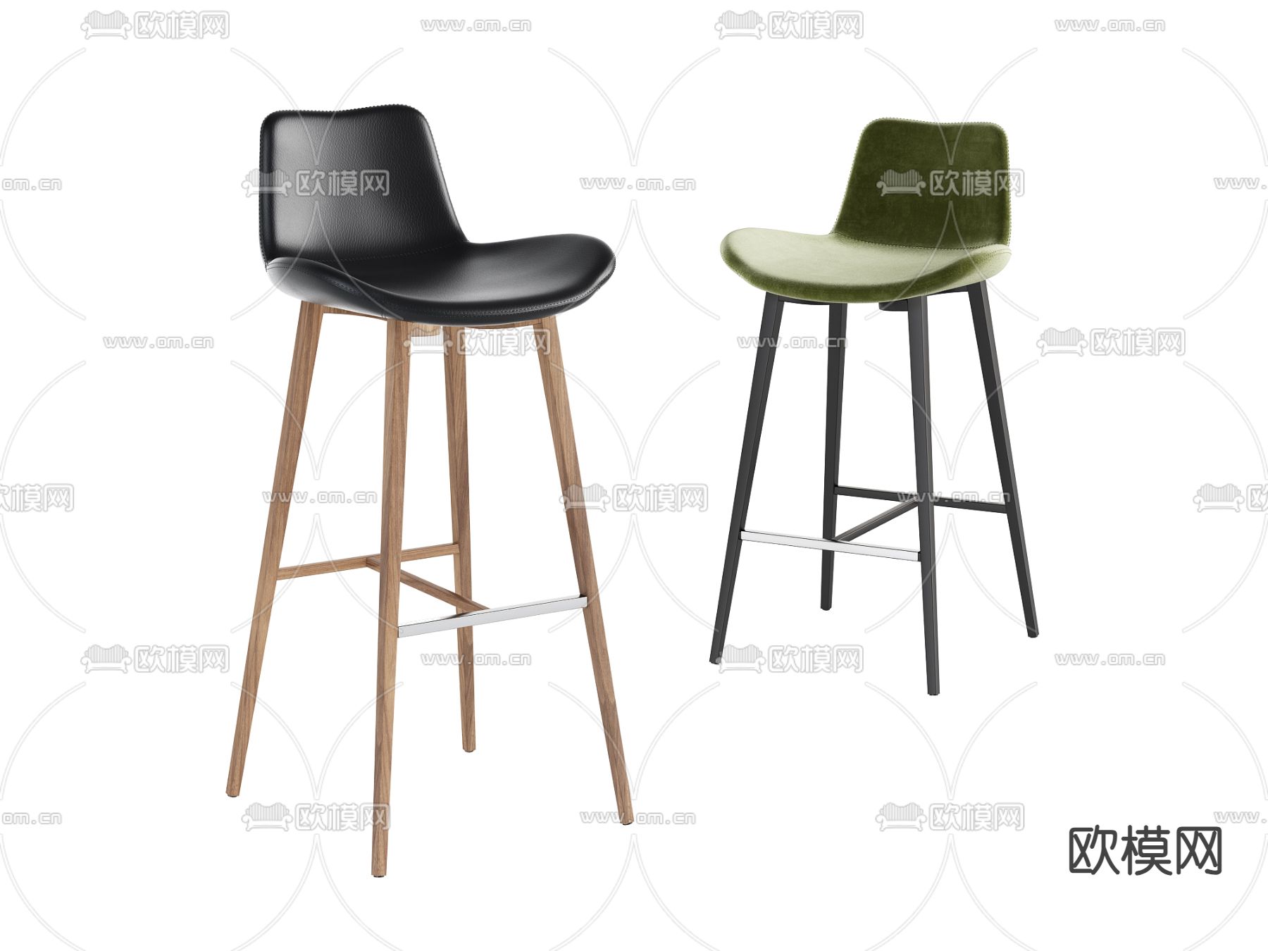 吧椅 吧凳 高脚凳3d模型下载