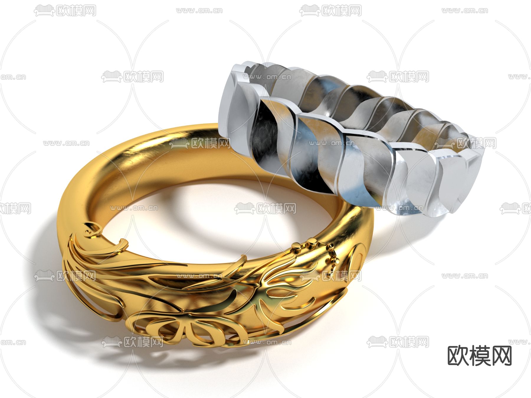 珠宝首饰 奢侈品3d模型下载