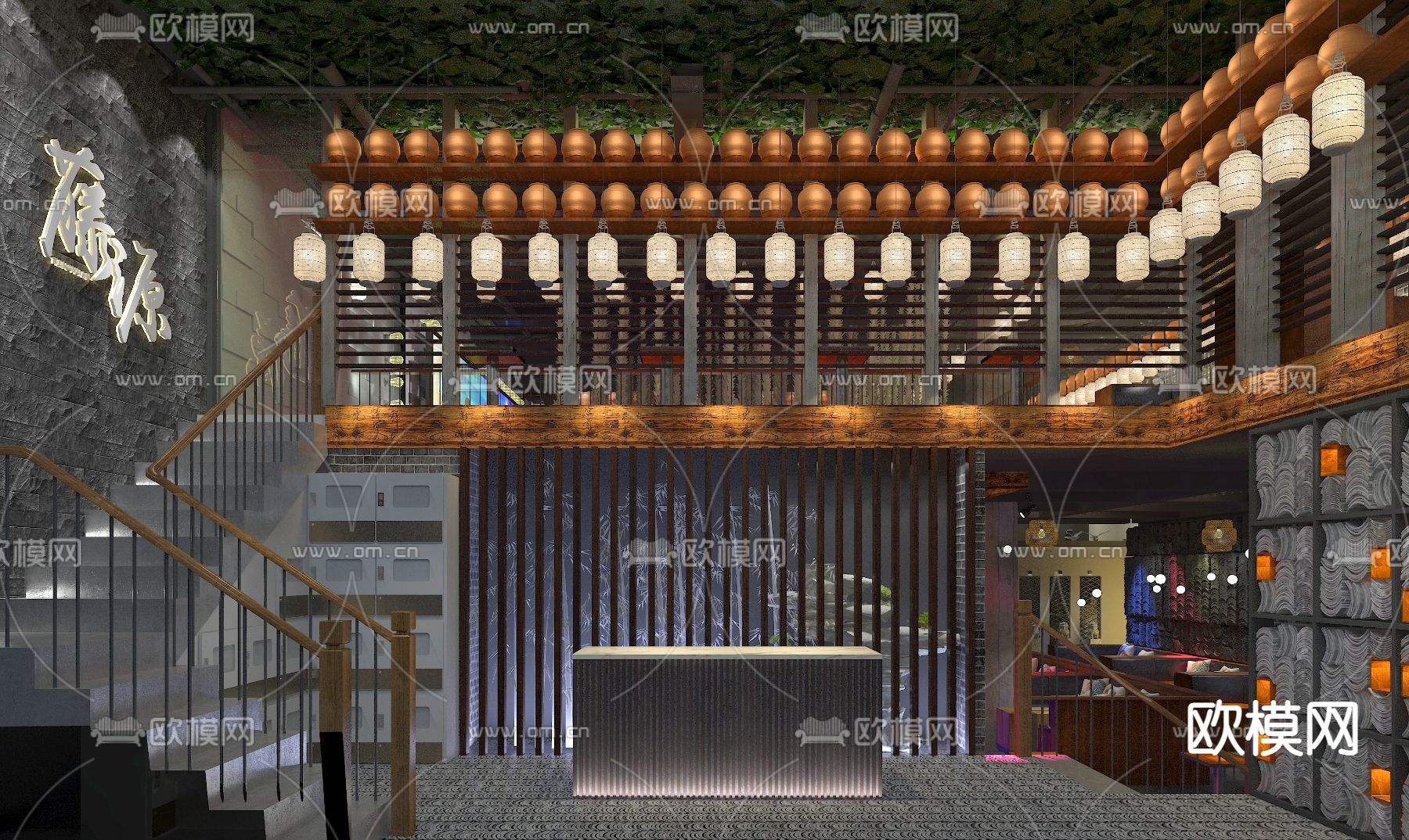 音乐餐吧 酒吧3d模型下载