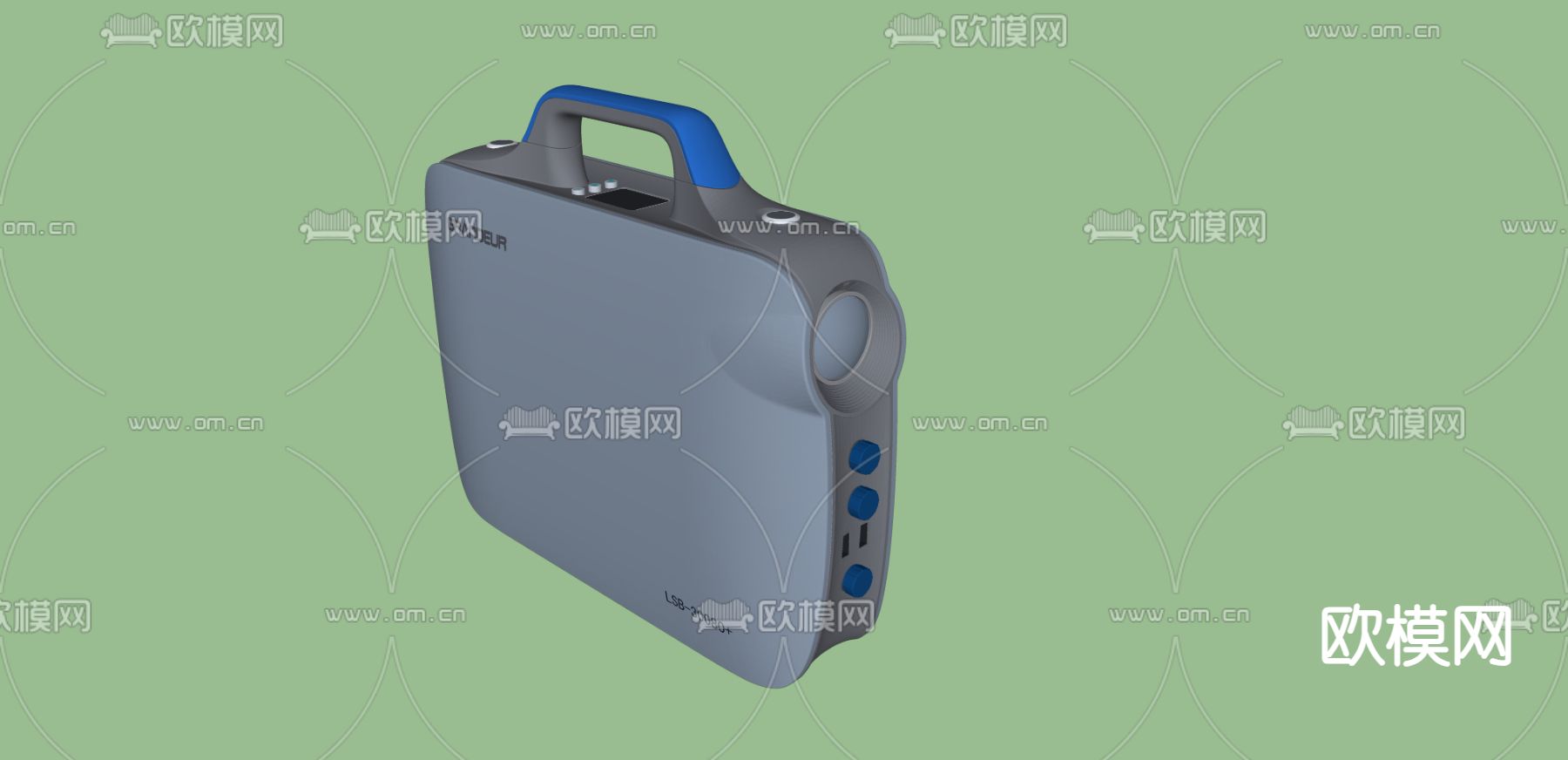 移动电源su模型下载