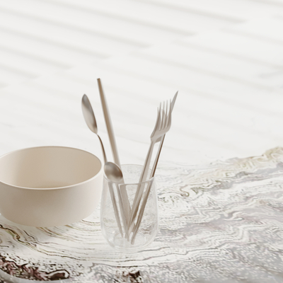  刀具 刀叉 碗具 水杯su模型 