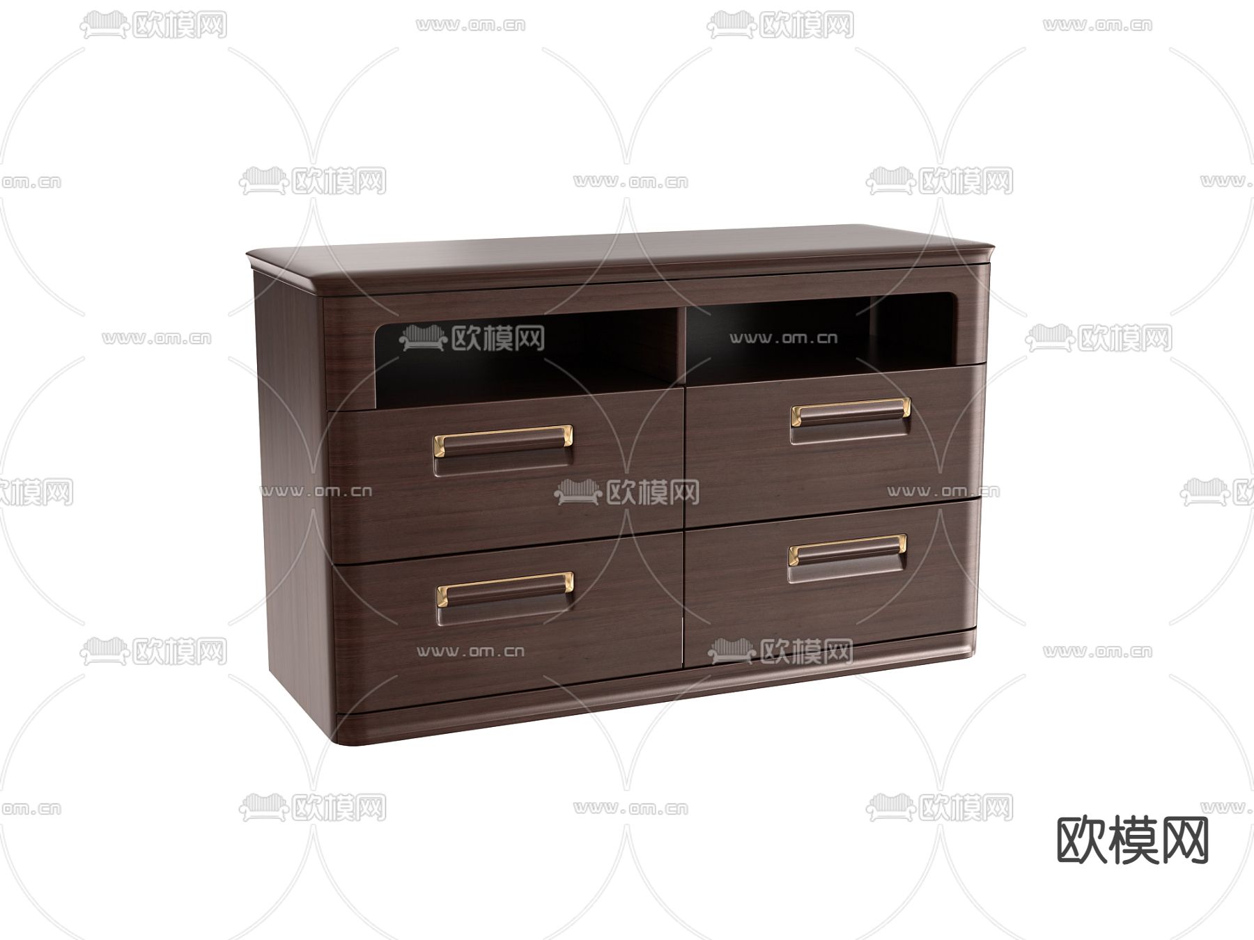 新中式岛柜 岛台3d模型下载