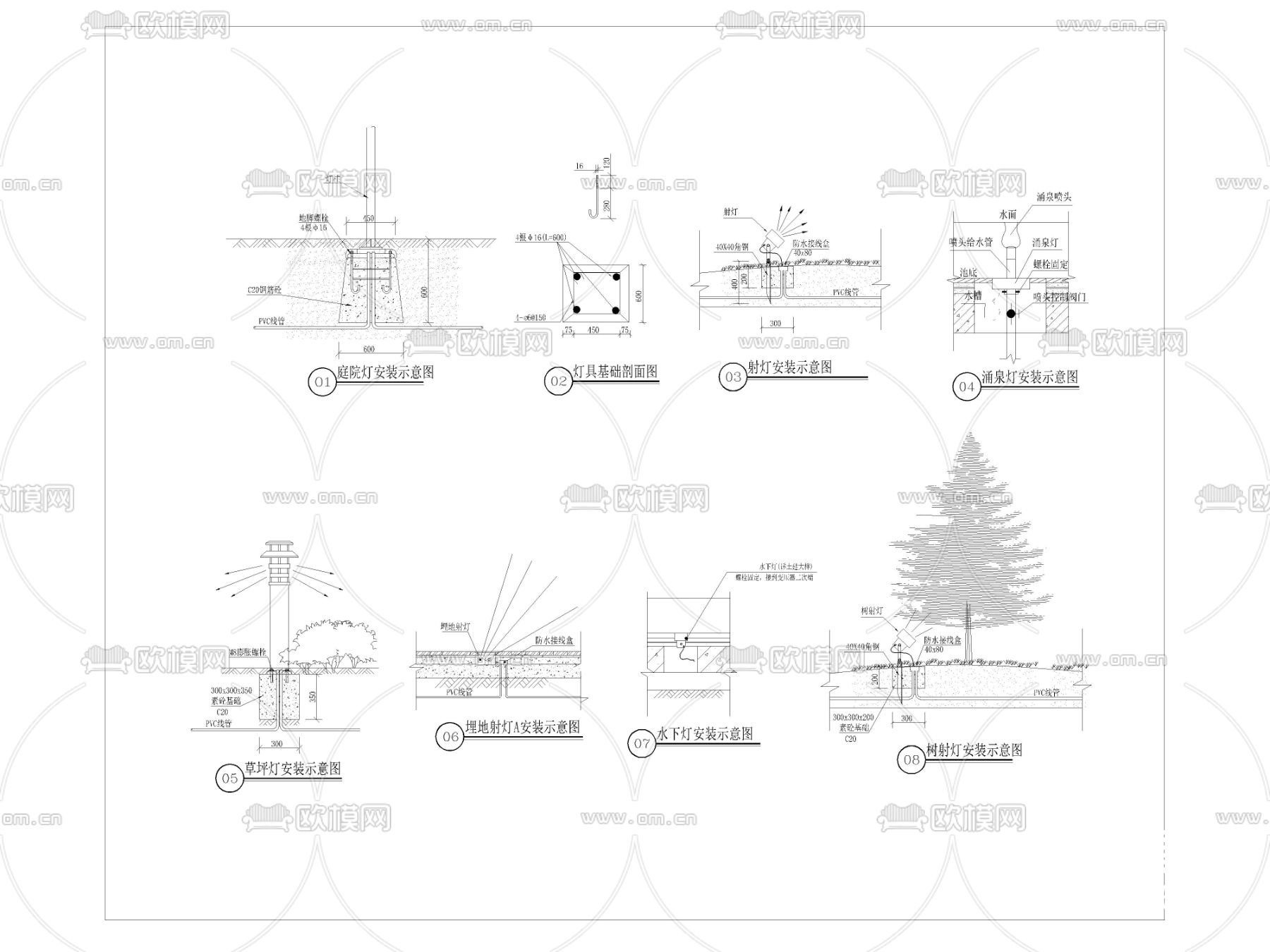 电气设计cad大样图下载（渲染图2）