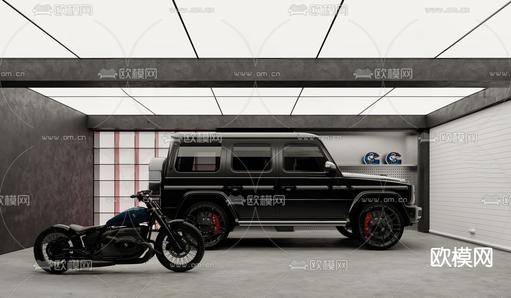 私人车库3d模型下载