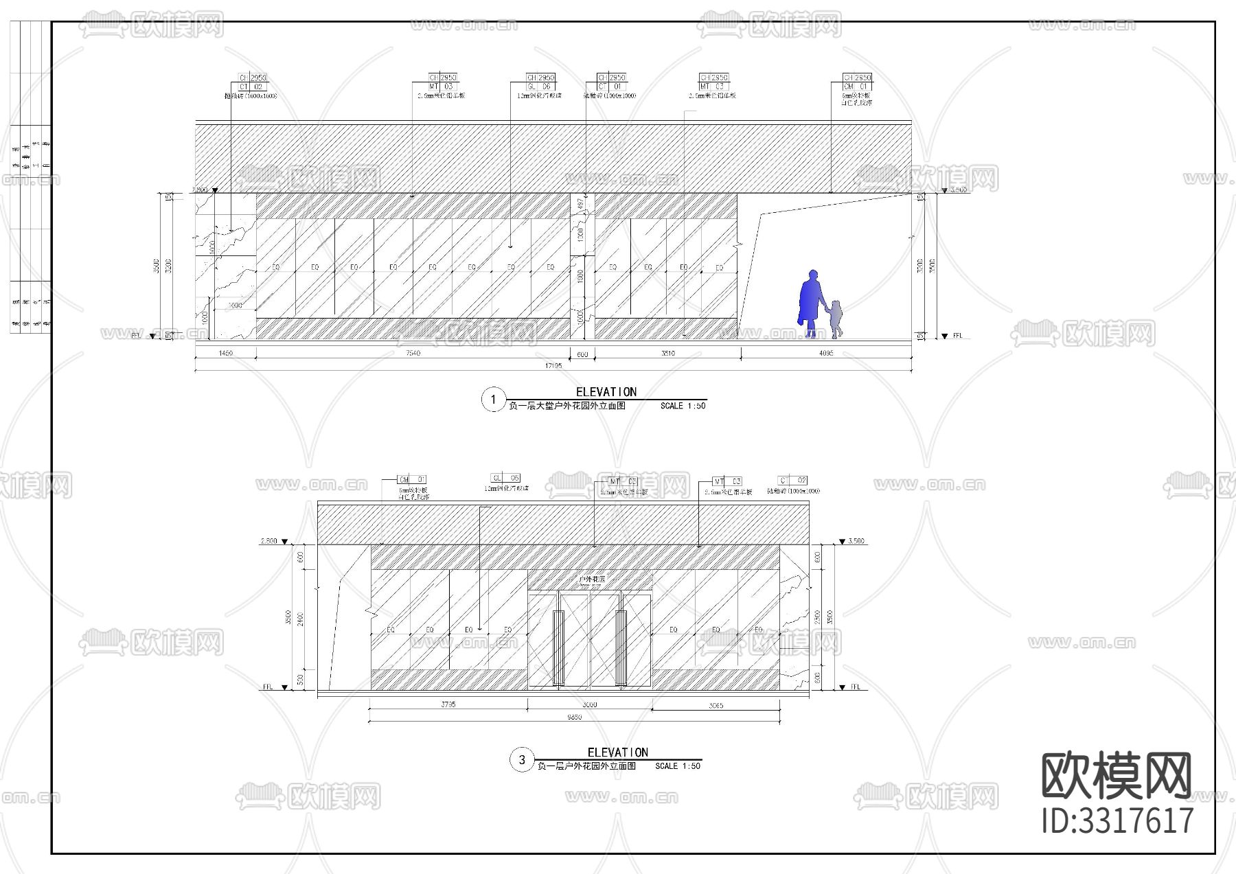 地下室 急诊室cad平面图下载（渲染图3）
