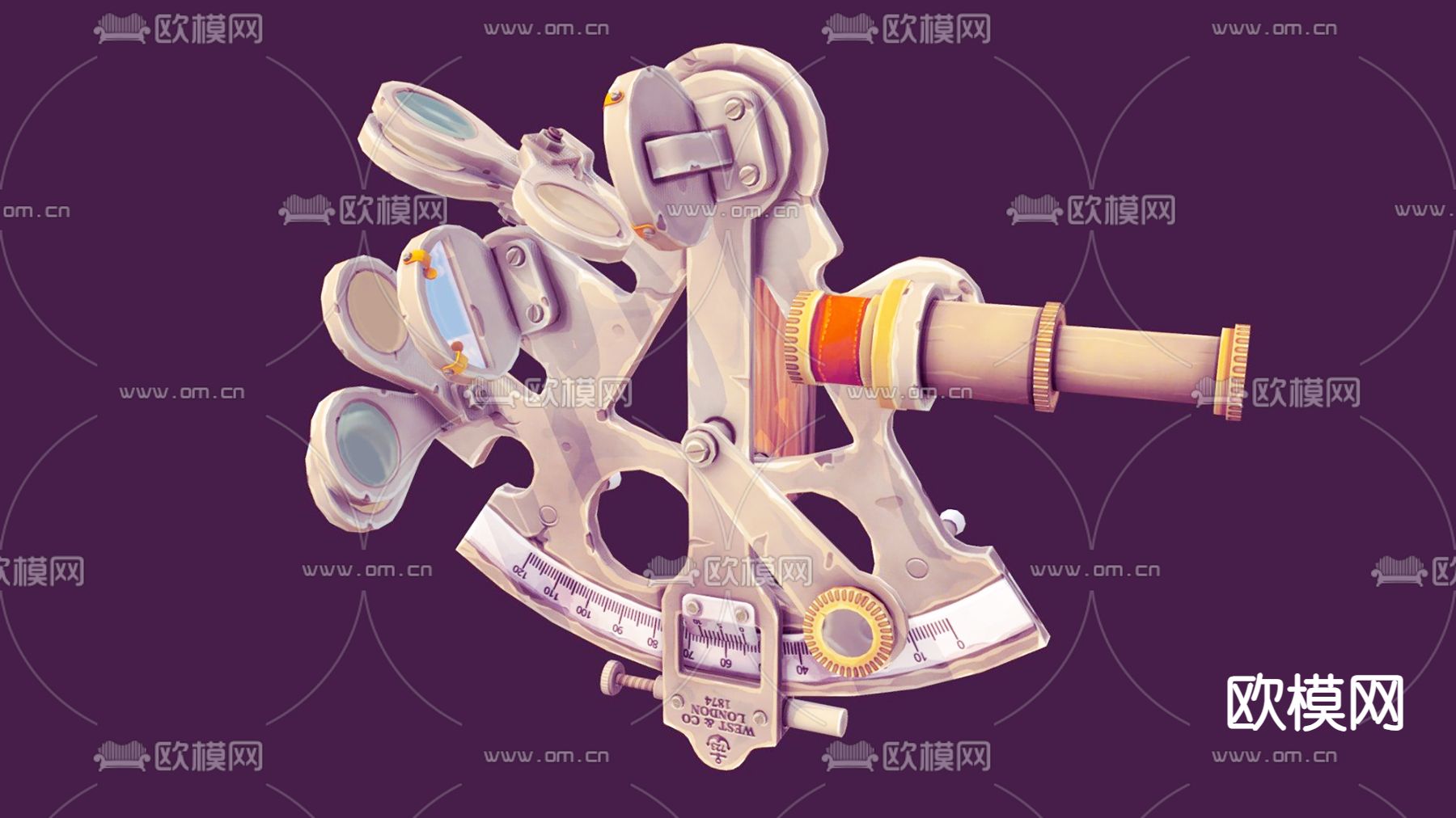 航海仪器 探测器3d模型下载