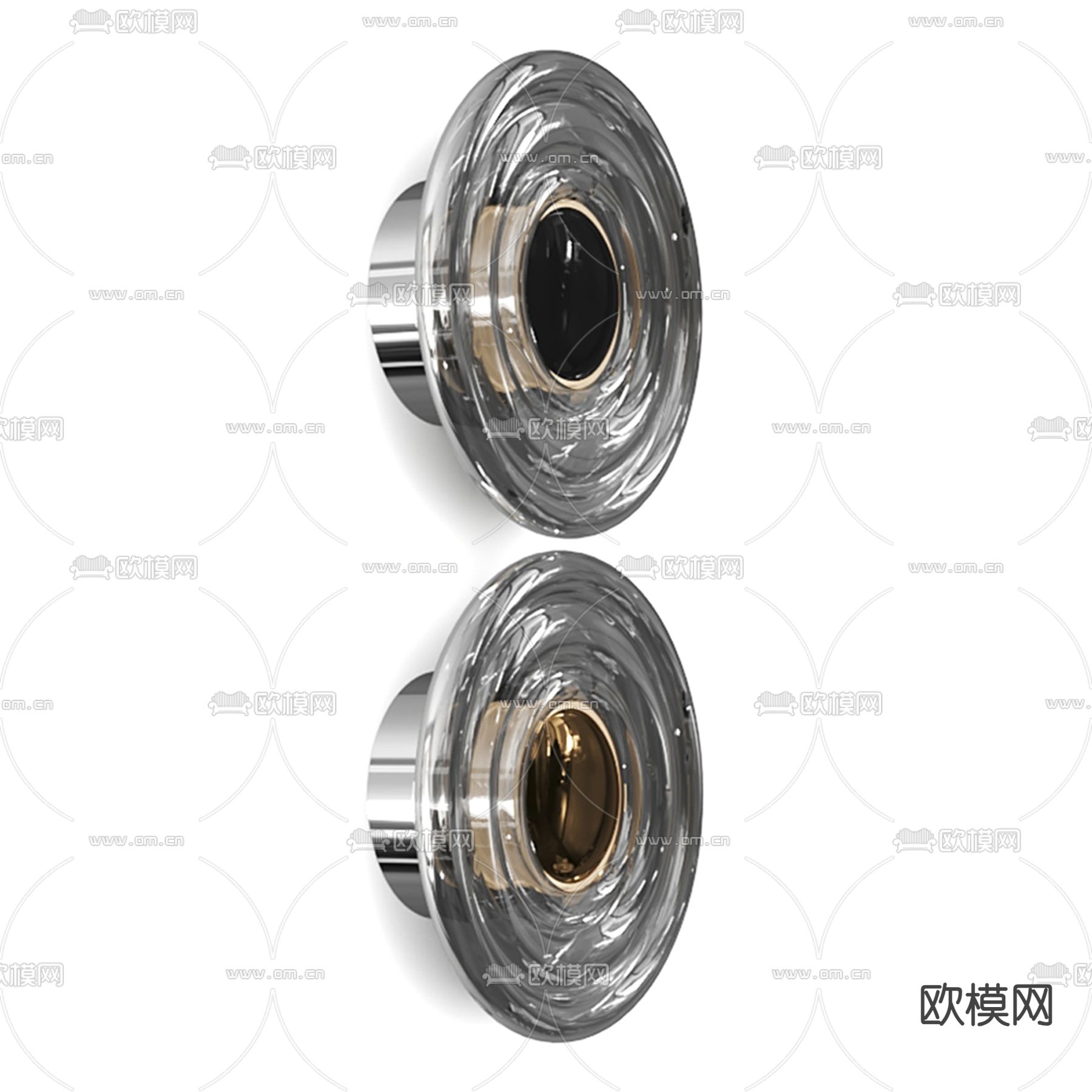 米洛提 Minotti 轻奢壁灯3d模型下载（渲染图2）