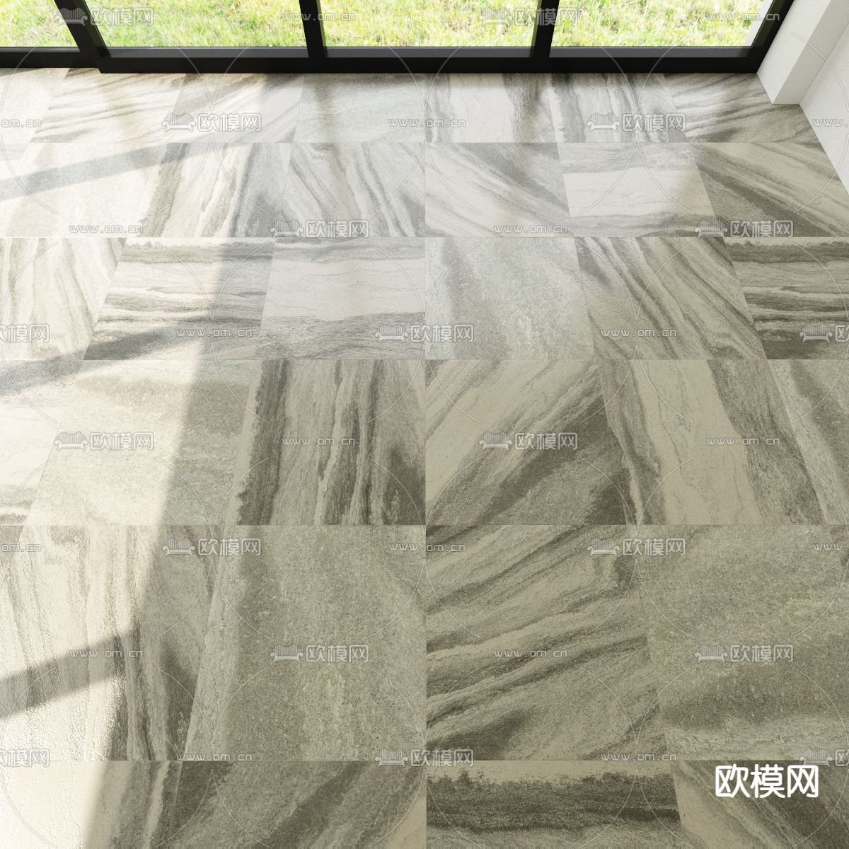 大理石地砖 瓷砖 岩板3d模型下载