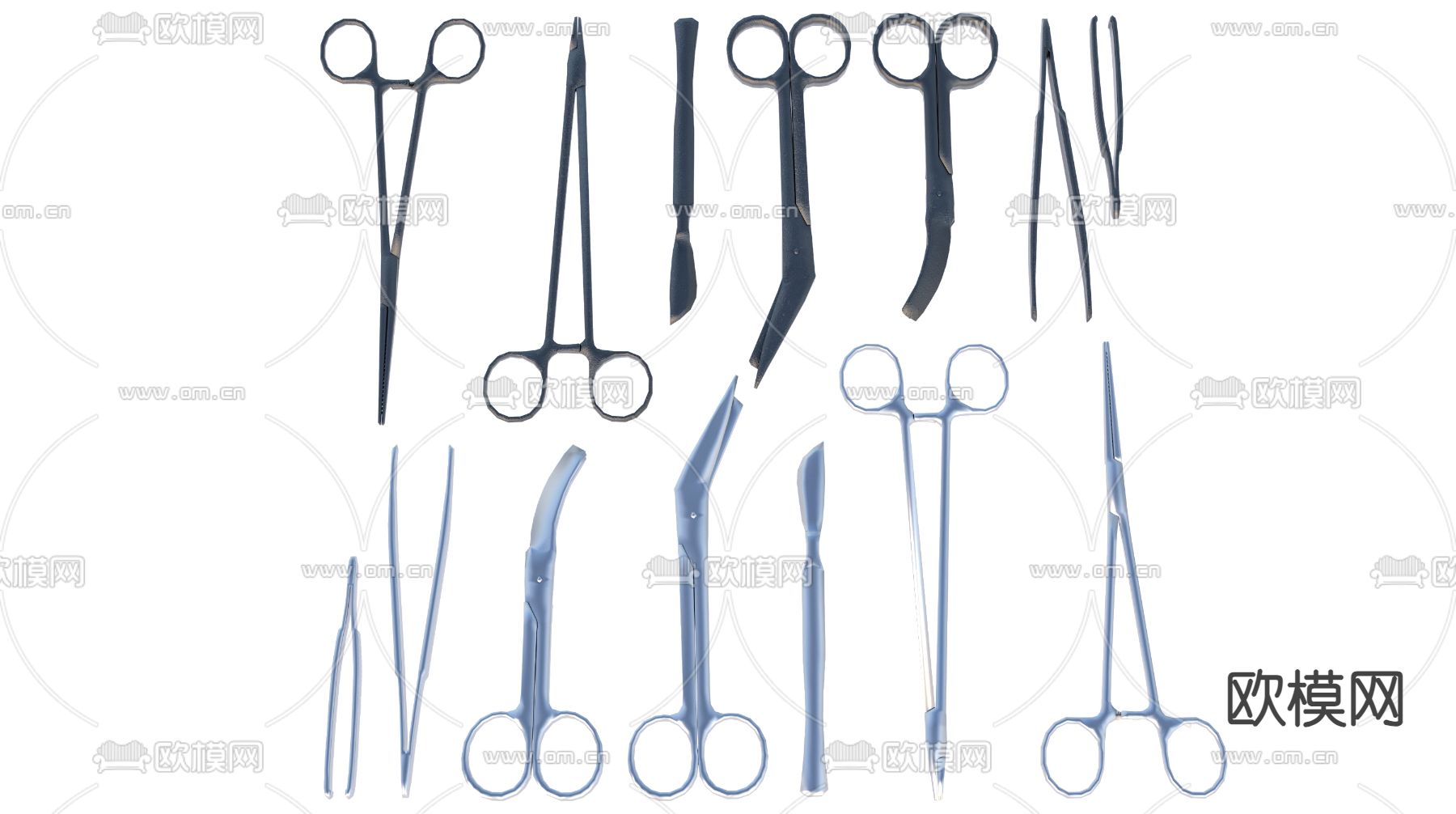 外科手术工具 医疗设施3d模型下载