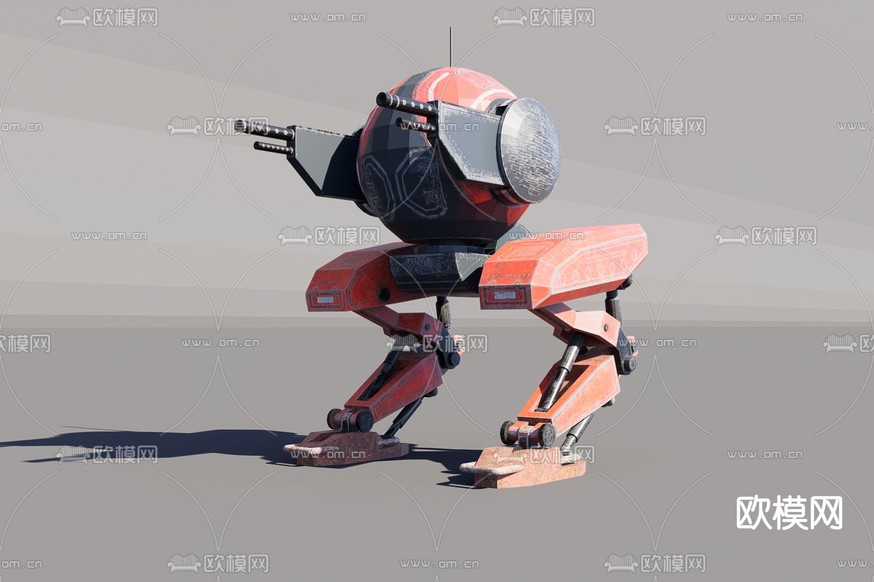 游戏机甲 机器人3d模型下载(渲染图1)