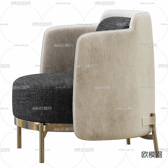 Minotti 意式休闲沙发3d模型下载(渲染图2)